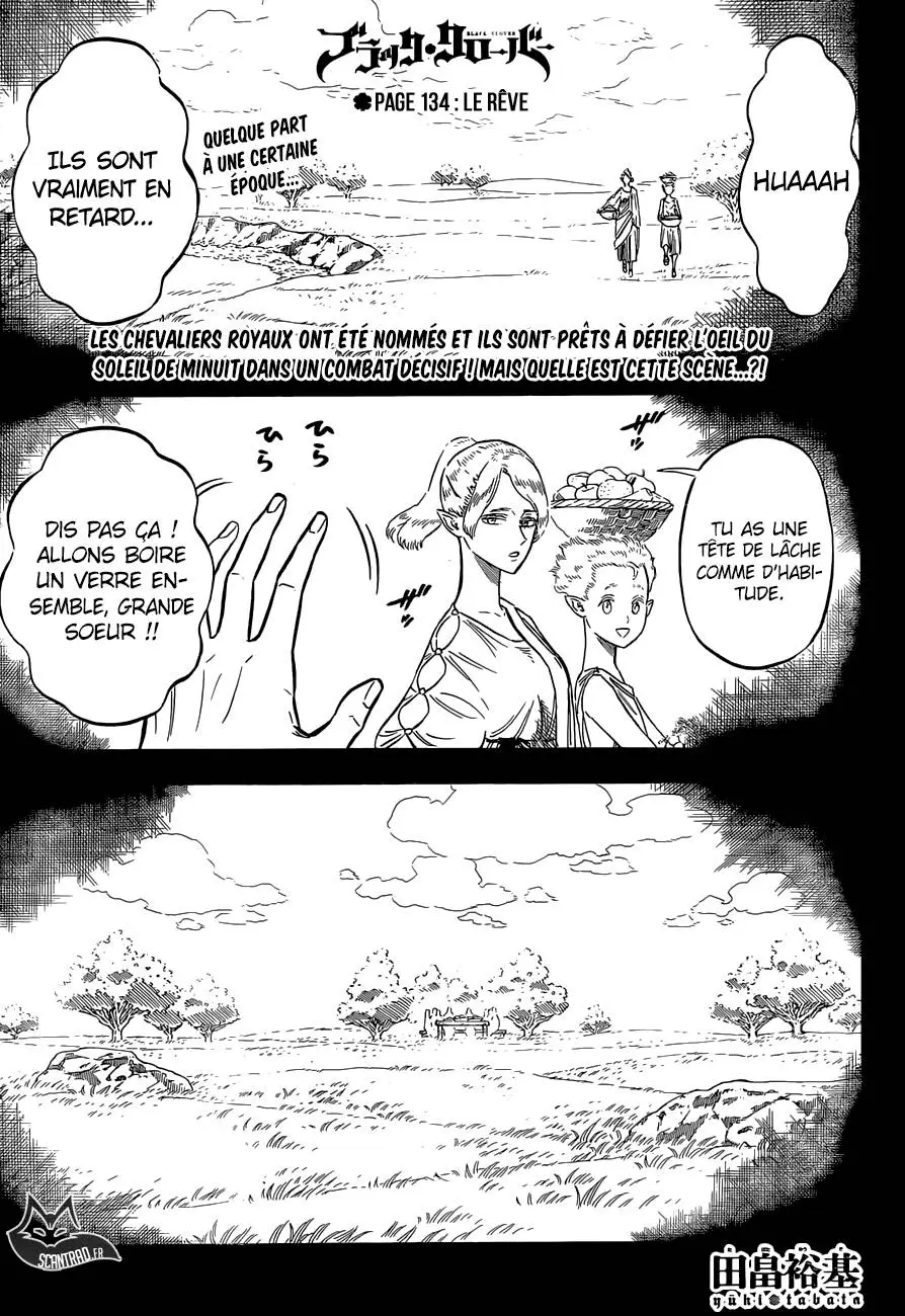 Black Clover – Chapitre 134 – Page 1 Black Clover – Chapitre 134 – Page 1