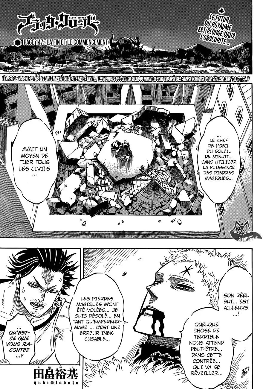 Black Clover – Chapitre 147 – Page 1 Black Clover – Chapitre 147 – Page 1