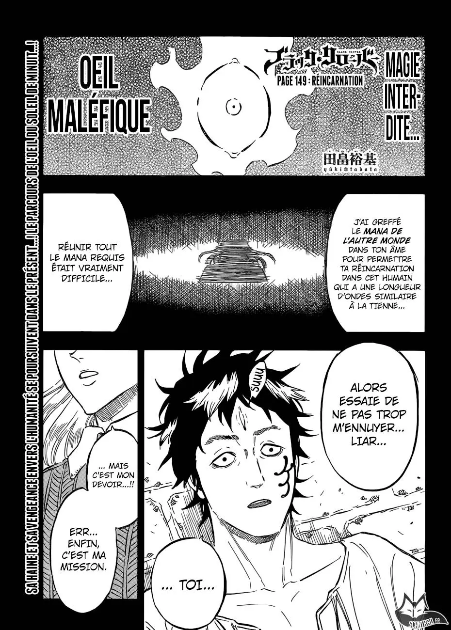 Black Clover – Chapitre 149 – Page 1 Black Clover – Chapitre 149 – Page 1