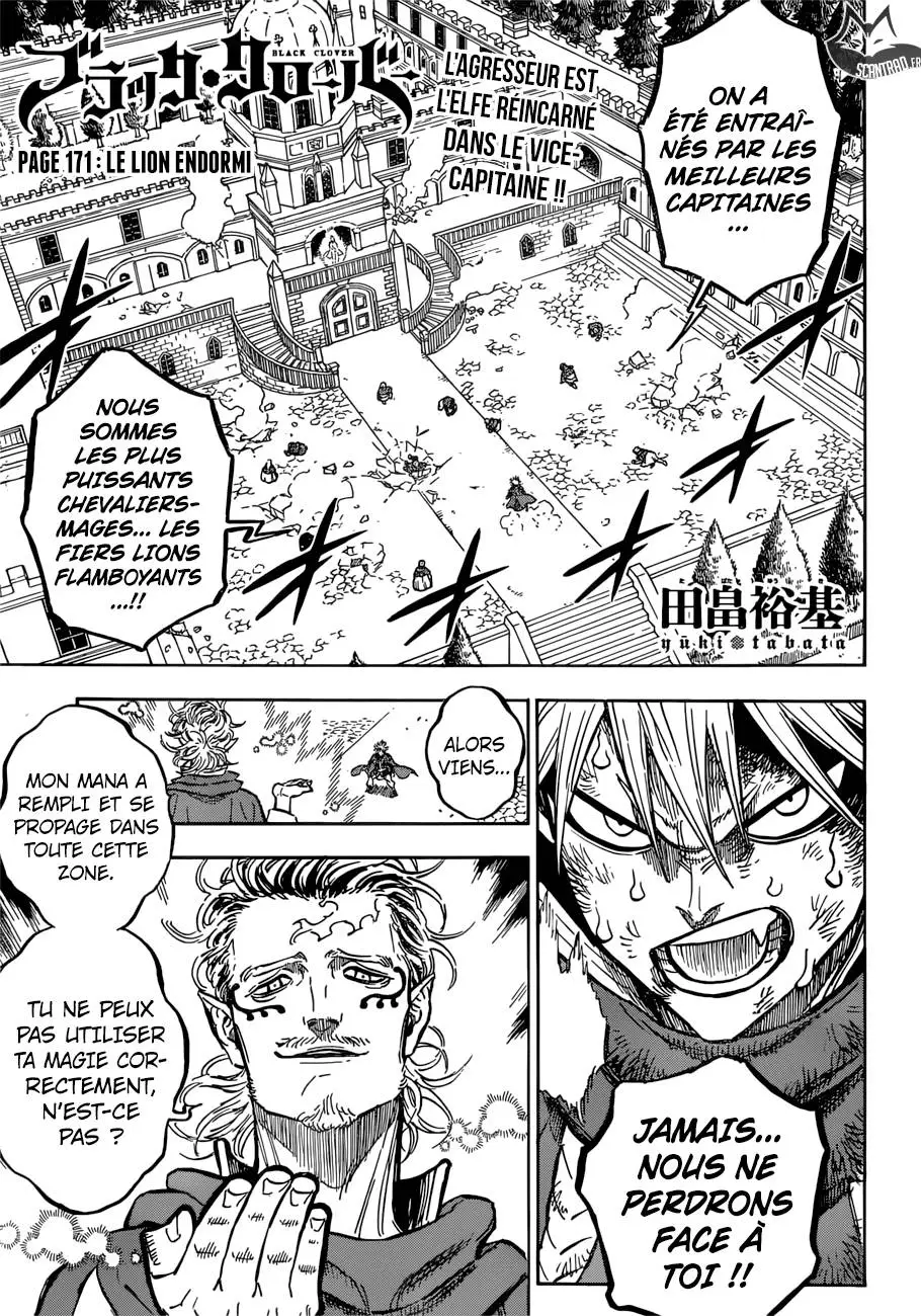 Black Clover – Chapitre 171 – Page 1 Black Clover – Chapitre 171 – Page 1