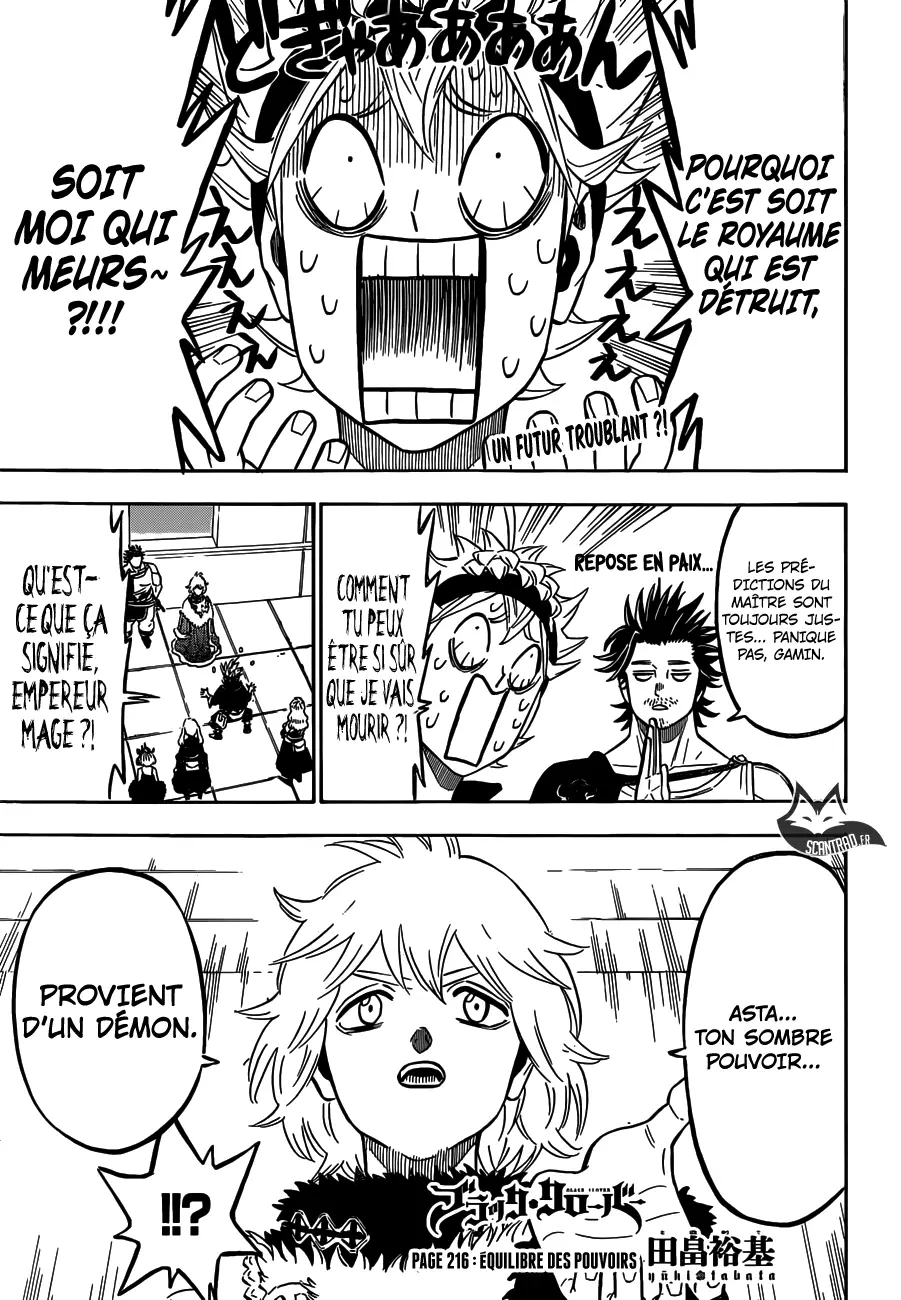 Black Clover – Chapitre 216 – Page 1 Black Clover – Chapitre 216 – Page 1