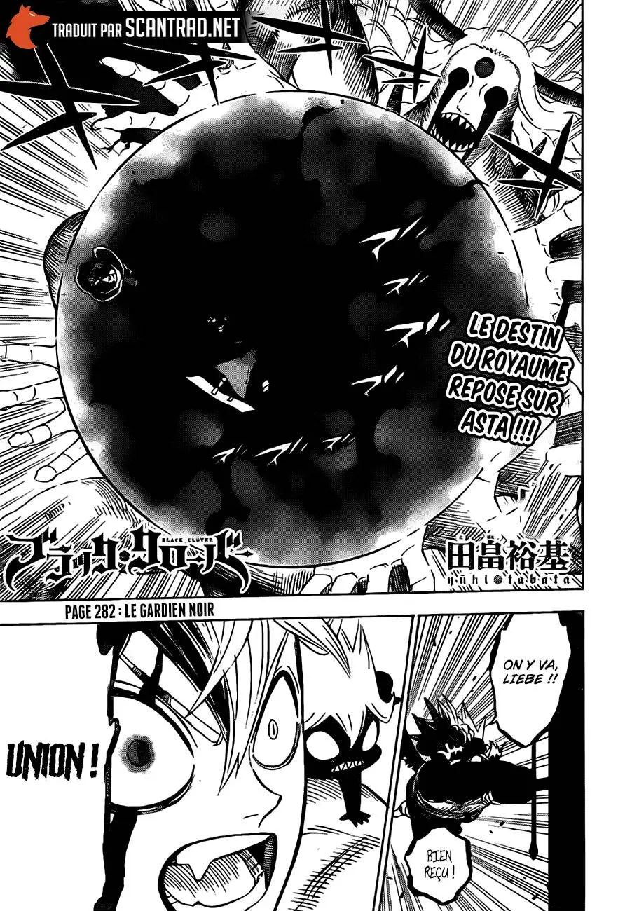 Black Clover – Chapitre 282 – Page 1 Black Clover – Chapitre 282 – Page 1
