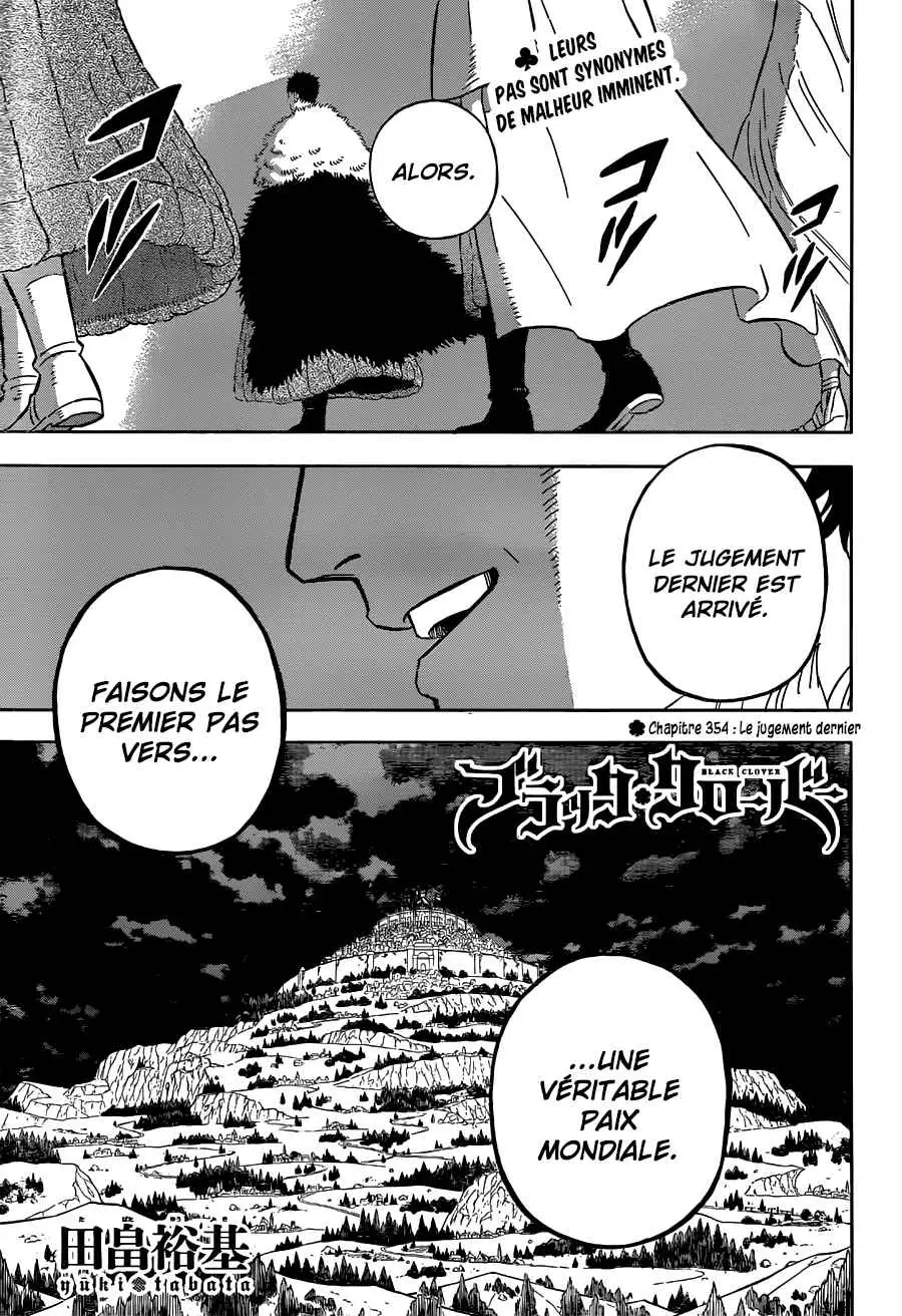 Black Clover – Chapitre 354 – Page 1 Black Clover – Chapitre 354 – Page 1