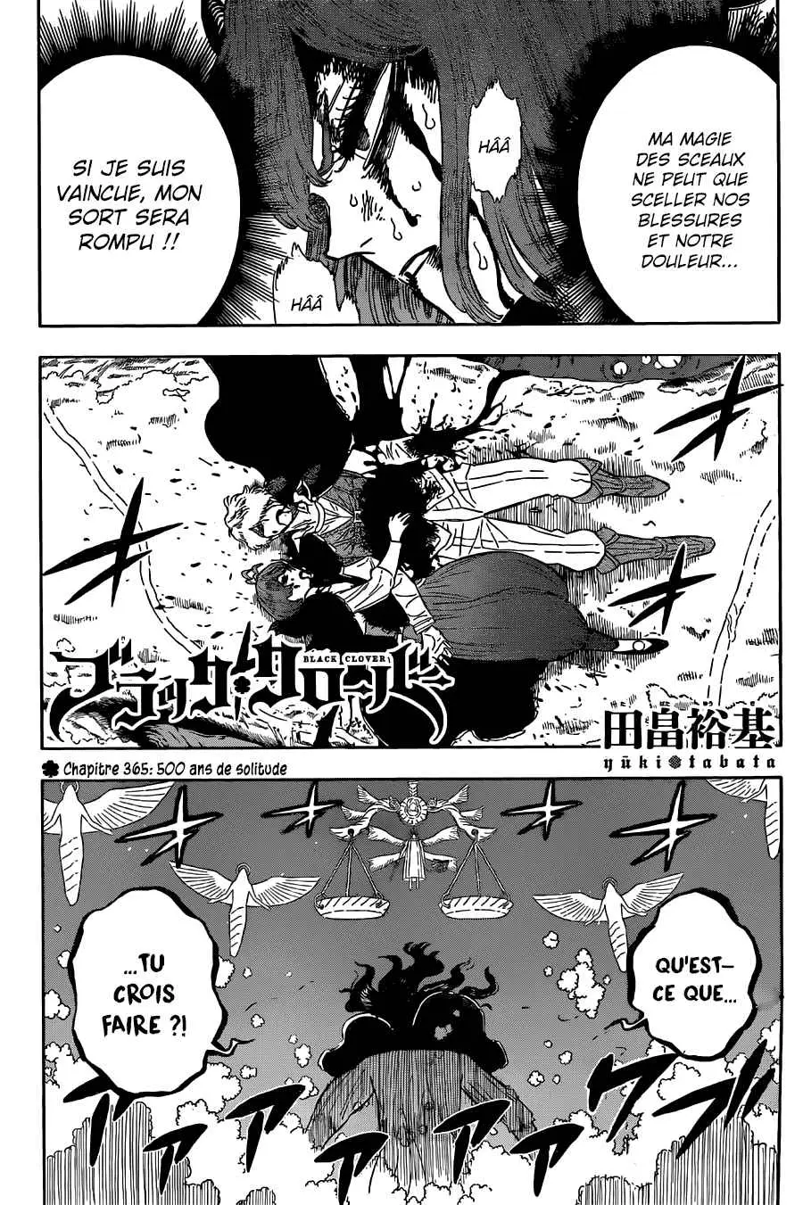 Black Clover – Chapitre 365 – Page 1 Black Clover – Chapitre 365 – Page 1